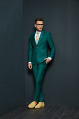 COSTUM CASUAL VERDE ANTHONY SINGLE BREASTED