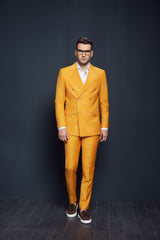 COSTUM CASUAL GALBEN WYATT DOUBLE BREASTED