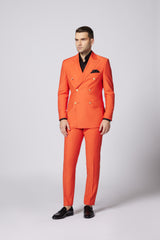 COSTUM CASUAL PORTOCALIU ISAAC DOUBLE BREASTED