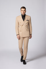 COSTUM CASUAL CREM CONNOR DOUBLE BREASTED