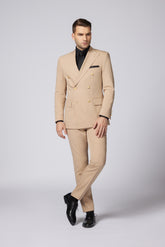 COSTUM CASUAL CREM CONNOR DOUBLE BREASTED