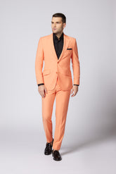 COSTUM CASUAL PEACH DANIEL SINGLE BREASTED