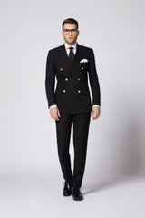 COSTUM CASUAL NEGRU LOGAN DOUBLE BREASTED