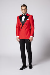 COSTUM CEREMONIE ROȘU NOLAN DOUBLE BREASTED