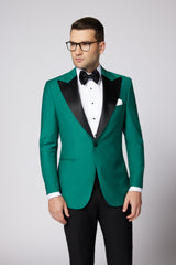 COSTUM CEREMONIE VERDE ERIC SINGLE BREASTED