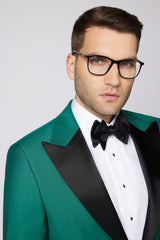 COSTUM CEREMONIE VERDE ERIC SINGLE BREASTED