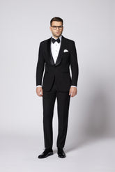 COSTUM CEREMONIE NEGRU ETHAN SINGLE BREASTED