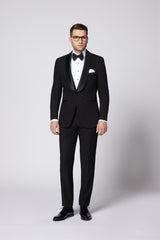 COSTUM CEREMONIE NEGRU ETHAN SINGLE BREASTED