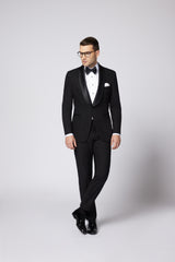 COSTUM CEREMONIE NEGRU ETHAN SINGLE BREASTED