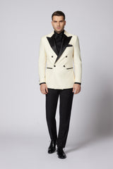 COSTUM CEREMONIE IVORY KYLE DOUBLE BREASTED