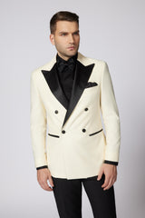 COSTUM CEREMONIE IVORY KYLE DOUBLE BREASTED