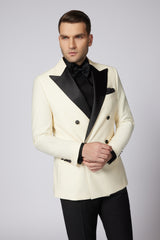 COSTUM CEREMONIE IVORY KYLE DOUBLE BREASTED