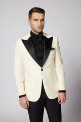 COSTUM CEREMONIE IVORY JAMES SINGLE BREASTED