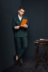 COSTUM CASUAL DUNGI CHRLES DOUBLE BREASTED