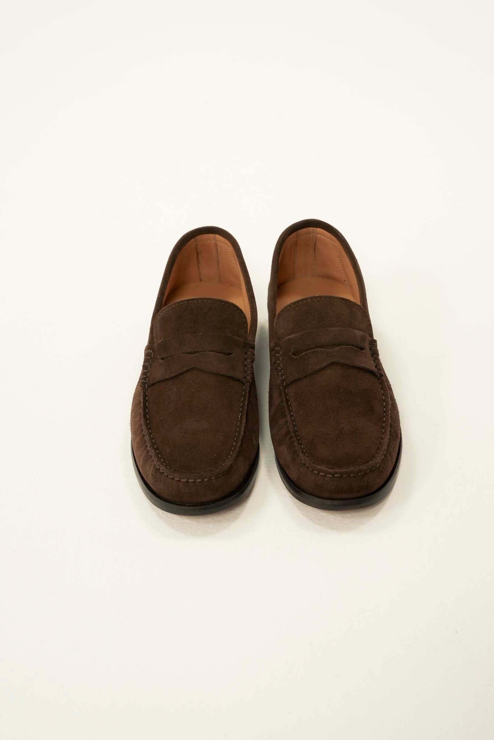 Pantofi Penny Loafer Suede (piele întoarsă) maro mocasin – Amir