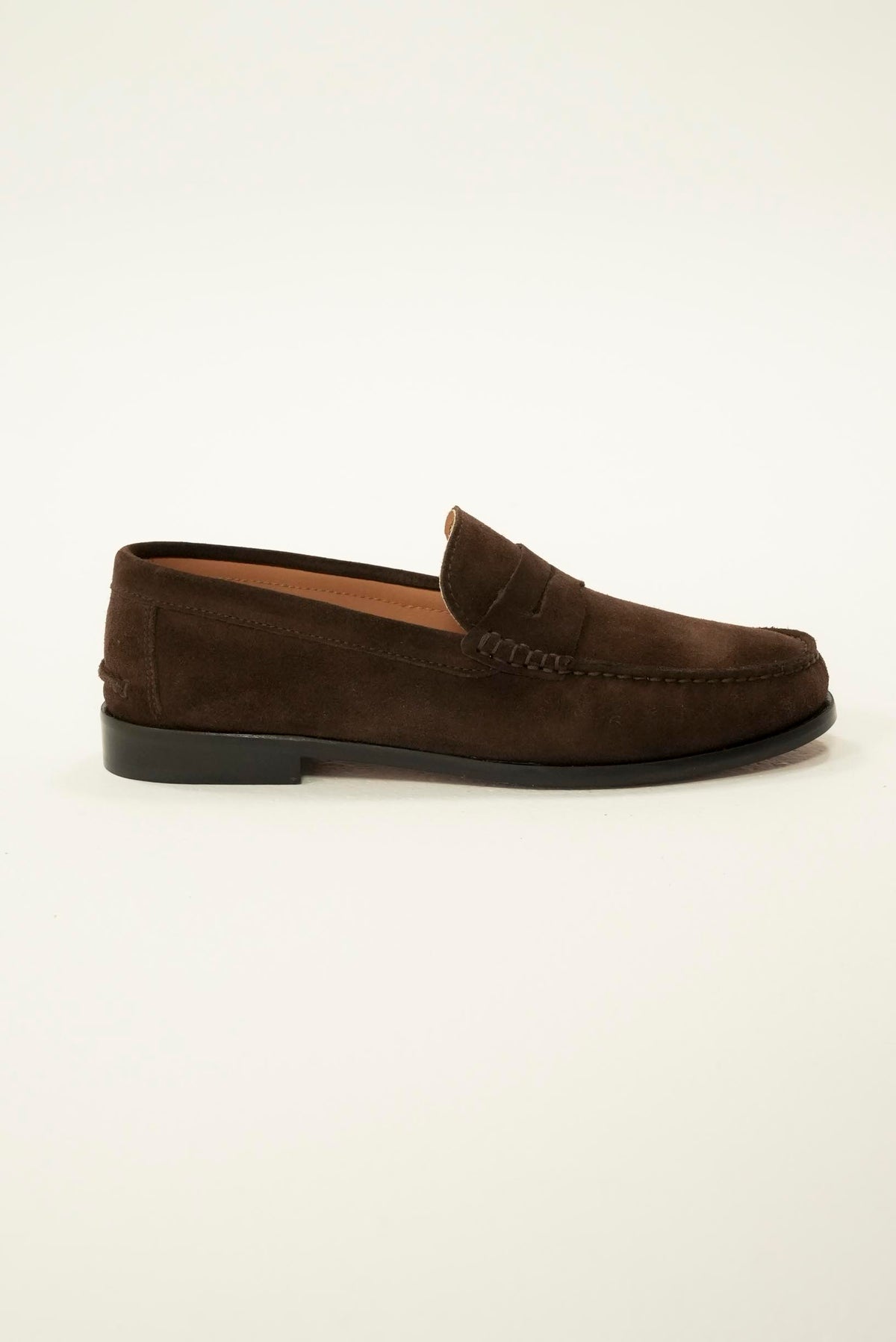 Pantofi Penny Loafer Suede (piele întoarsă) maro mocasin – Amir