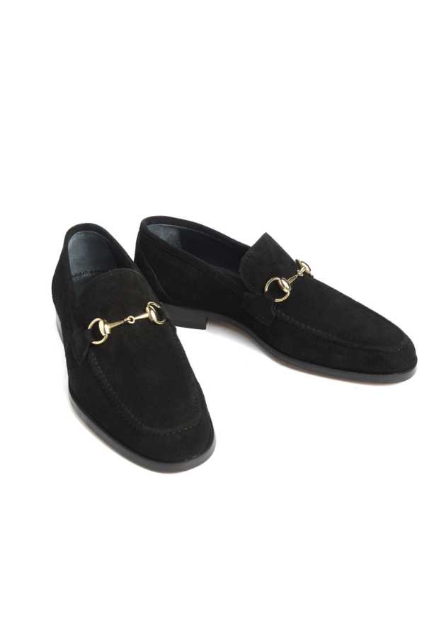 Loafers Eleganți din Piele Suede Golden Hour