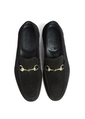 Loafers Eleganți din Piele Suede Golden Hour