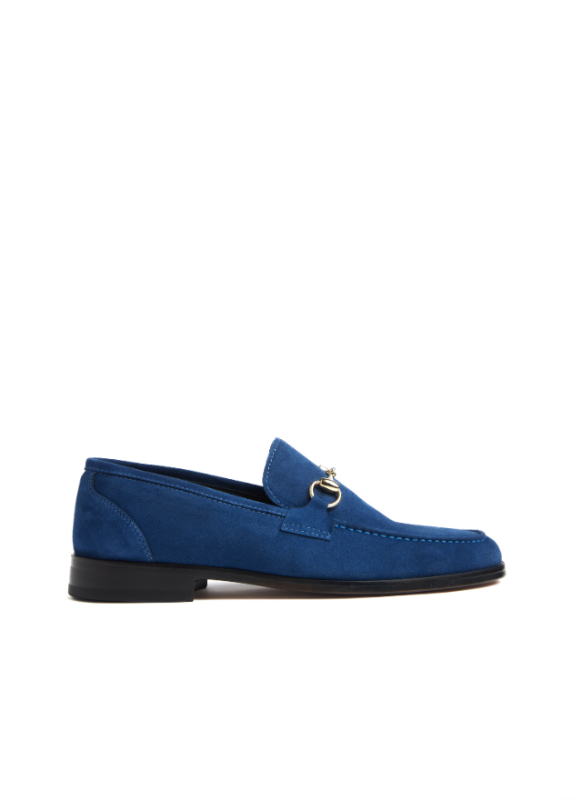 Loaferi Blue Suede Sophistication