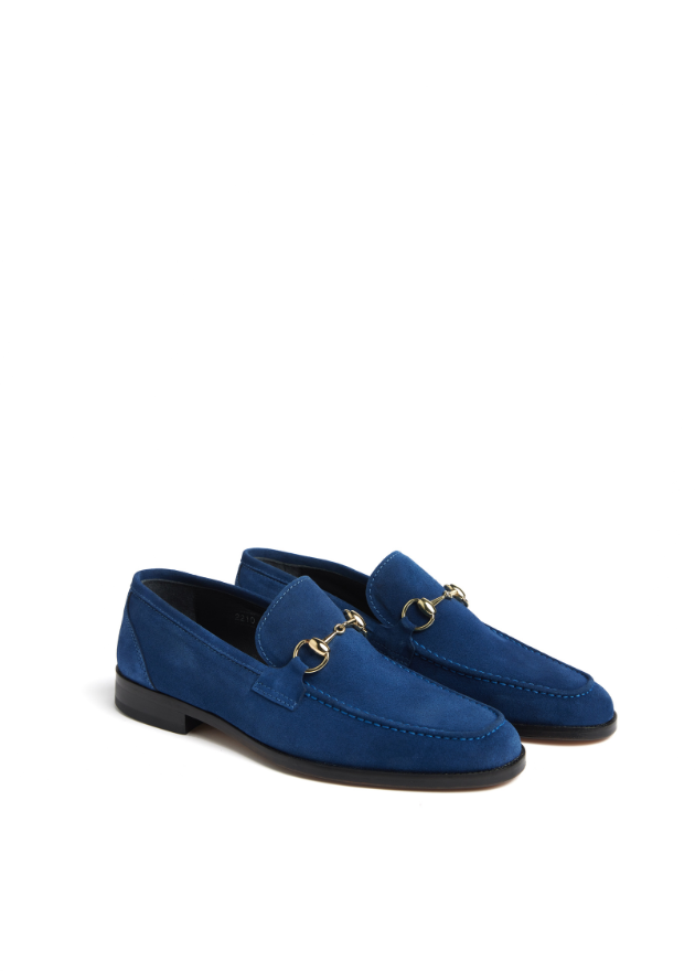 Loaferi Blue Suede Sophistication